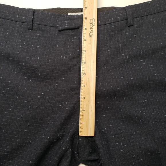 Twisted Tailor Pants Mens 34R Navy Nep Brenes Slim Fit Suit Trousers Dress Party - Picture 10 of 16